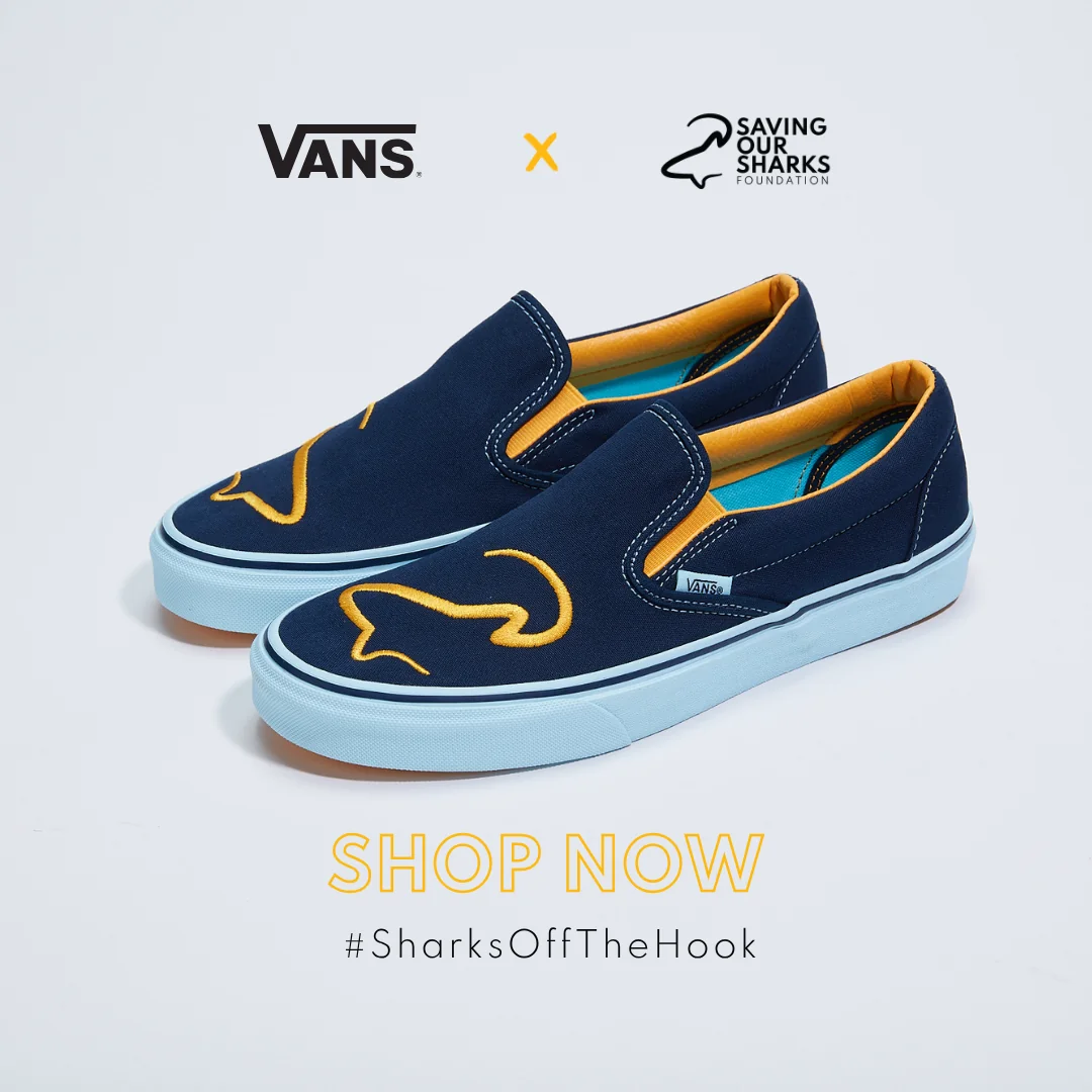 Vans Slip On - Sharks Off The Hook