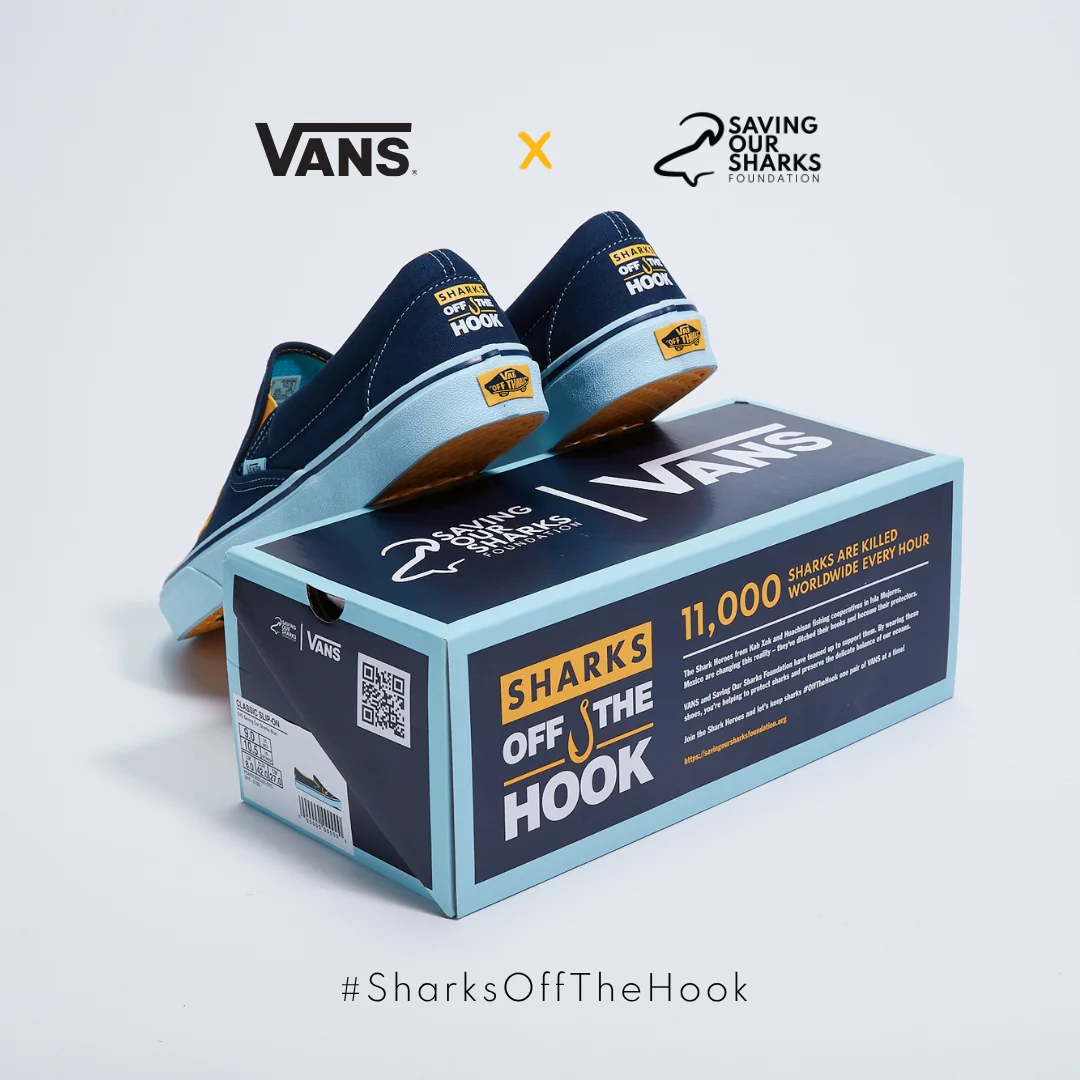 Vans Slip On - Sharks Off The Hook - Imagen 3